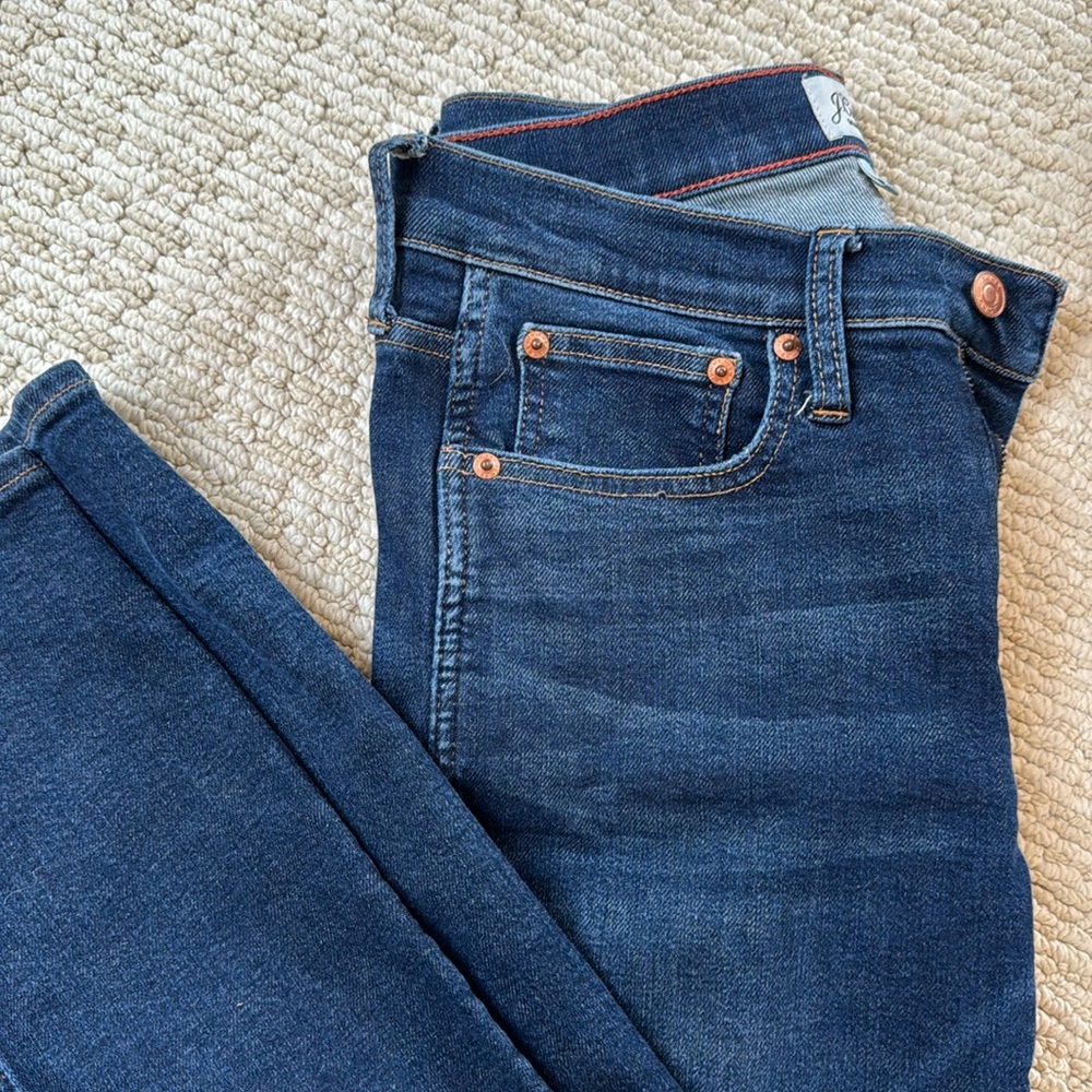 J Crew Women’s Denim Jeans 9” Vintage straight 27 Excellent barely worn